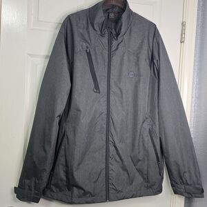 Men's Gray Windbreaker Jacket by Spyder